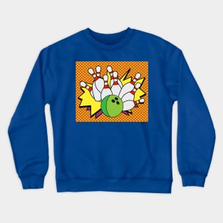 Funny Skittles Bowling Match Crewneck Sweatshirt